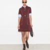 Short-Sleeve Pick Stitch Golf Dress Short-Sleeve Pick Stitch Golf Dress