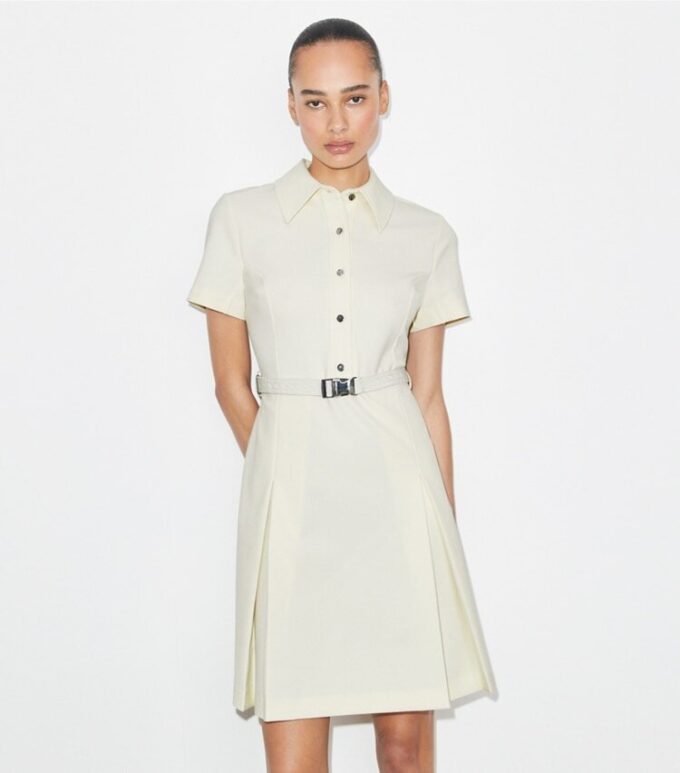 Short-Sleeve Pleated Golf Dress Short-Sleeve Pleated Golf Dress