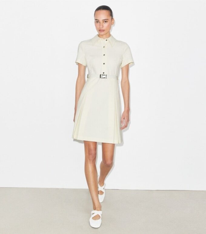 Short-Sleeve Pleated Golf Dress Short-Sleeve Pleated Golf Dress