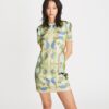 Silk-Front T-Shirt Dress Silk-Front T-Shirt Dress