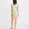 Silk-Front T-Shirt Dress Silk-Front T-Shirt Dress