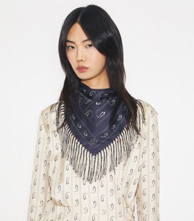 Silk Triangle Scarf