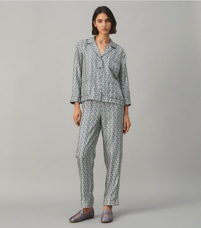 Silk Twill Pajama Set