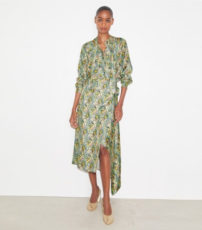 Silk Wrap Skirt