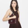 Small Eleanor Croc-Embossed Shoulder Bag