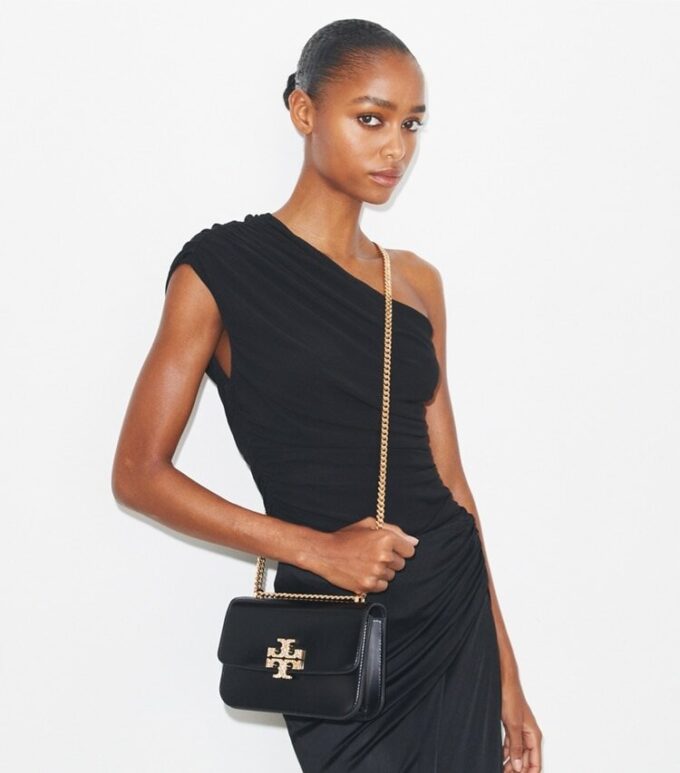 Small Eleanor Pavé Shoulder Bag