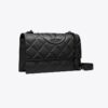 Small Fleming Polished-Grain Shoulder Bag