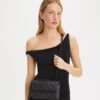 Small Fleming Polished-Grain Shoulder Bag