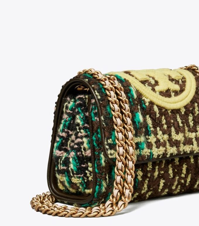Small Fleming Soft Tweed Convertible Shoulder Bag