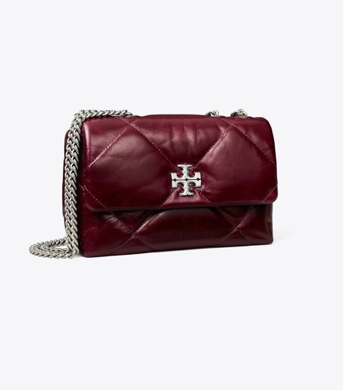Small Kira Diamond Quilt Distressed Shoulder Bag