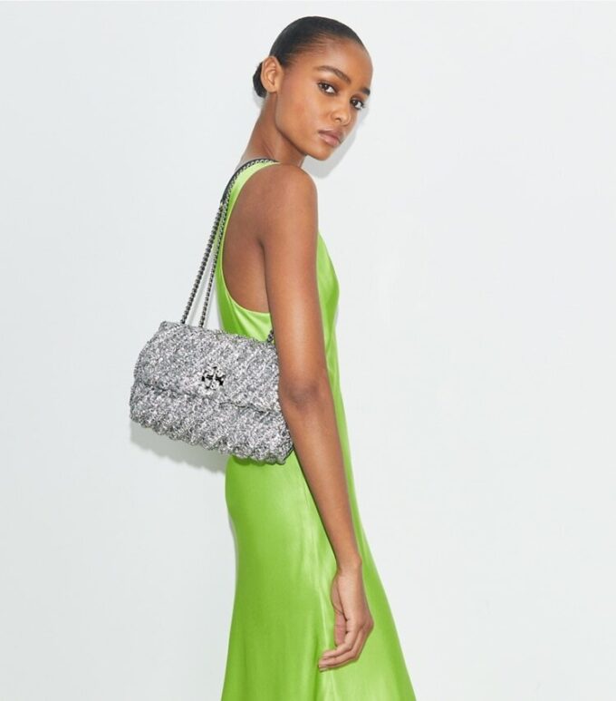 Small Kira Woven Shoulder Bag Small Kira Woven Shoulder Bag