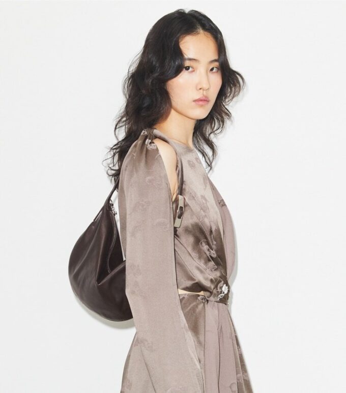 Small Leather Balloon Bag