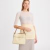 Small Lee Radziwill Pebbled Double Bag