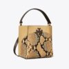 Small Mcgraw Snake Embossed Bucket Bag