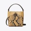 Small Mcgraw Snake Embossed Bucket Bag