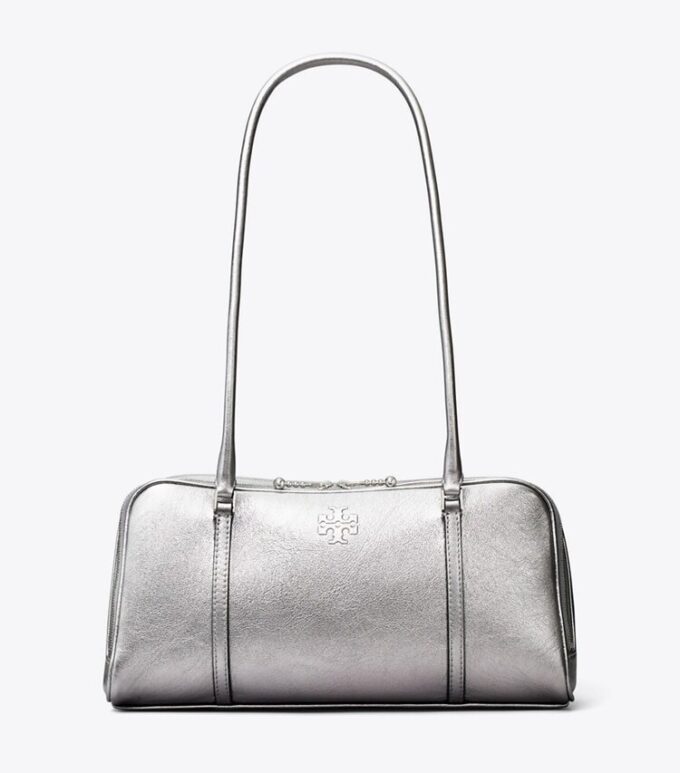 Small Metallic Marshmallow Satchel