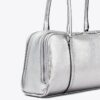 Small Metallic Marshmallow Satchel