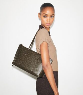 Small Perry Coated Canvas Tote