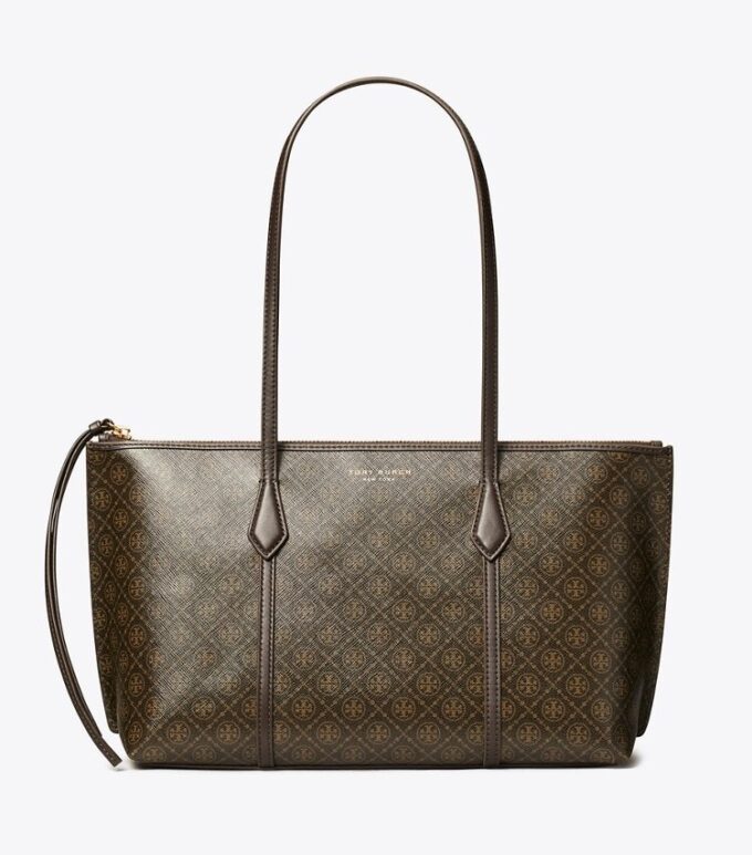 Small Perry Coated Canvas Tote