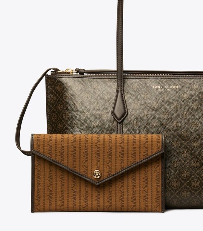 Small Perry Coated Canvas Tote