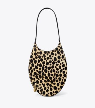 Small Pierced Calf Hair Handbag