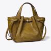 Small Romy Croc-Embossed Tote