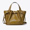Small Romy Croc-Embossed Tote