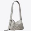 Small Romy T Monogram Shoulder Bag