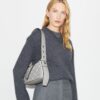 Small Romy T Monogram Shoulder Bag