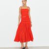 Smocked Viscose Skirt