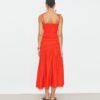 Smocked Viscose Skirt