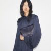 Smooth Leather Envelope Chain Pouch