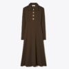 Solid Crepe Shirtdress Solid Crepe Shirtdress