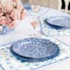 Spongeware Dinner Plate, Set Of 2