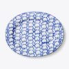 Spongeware Oval Serving Platter