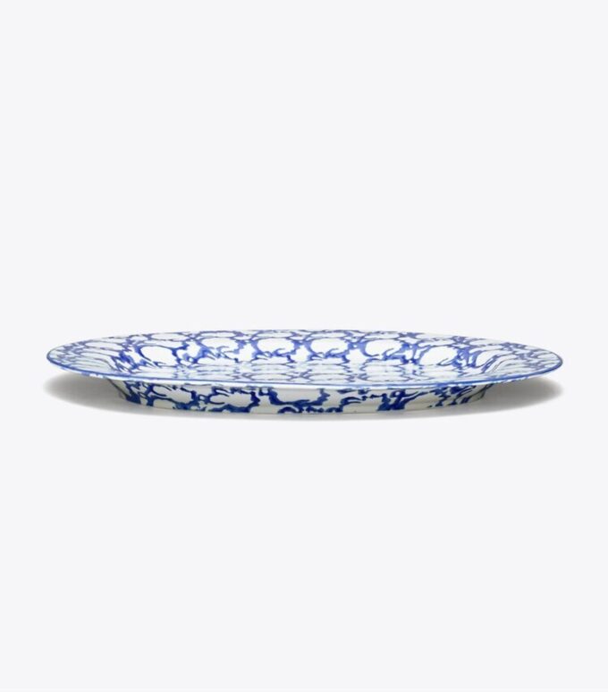 Spongeware Oval Serving Platter