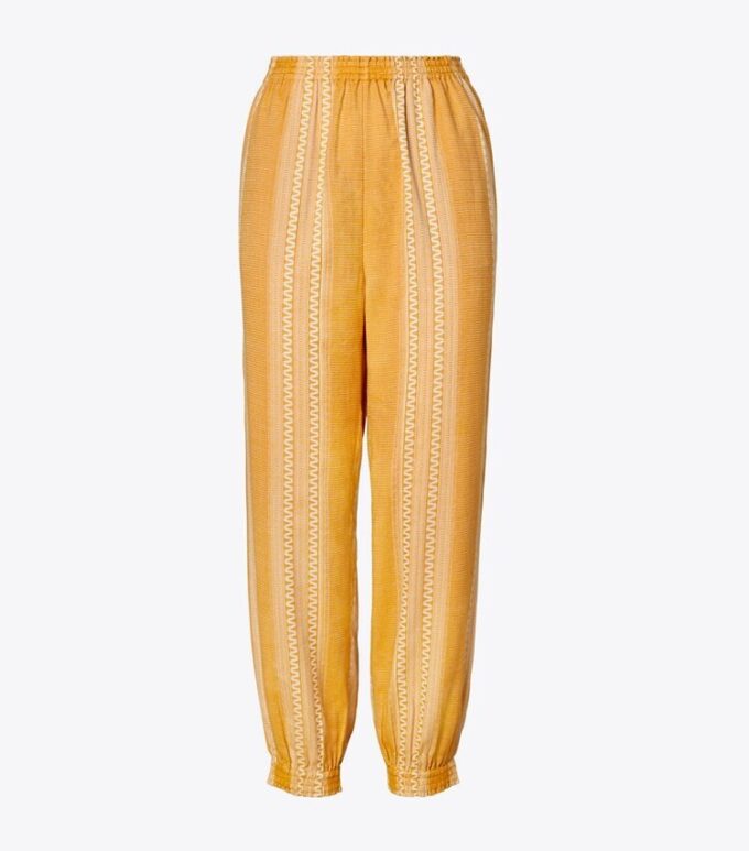Striped Cinched Ankle Pant Striped Cinched Ankle Pant