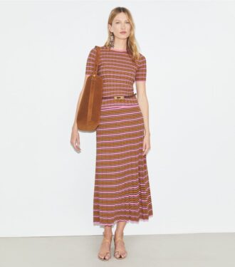 Striped Cotton Skirt