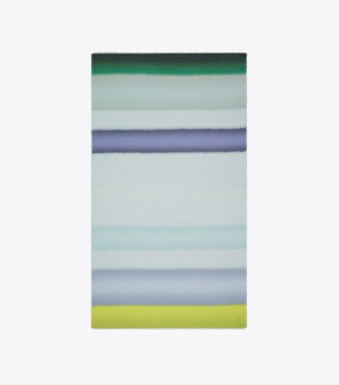 Striped Oblong Scarf