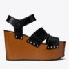 Studded Platform Wedge
