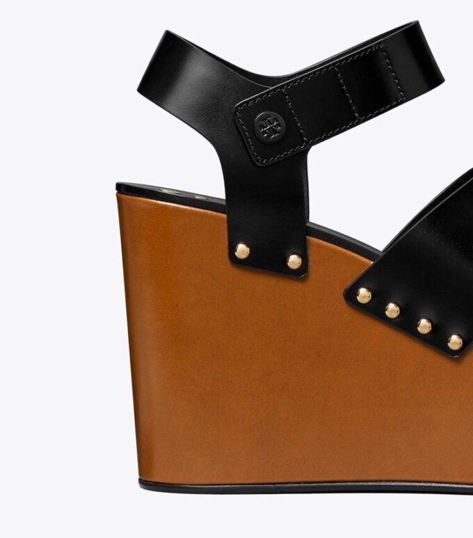 Studded Platform Wedge