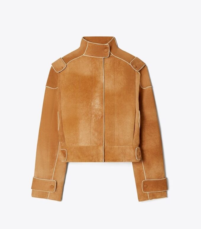 Suede Bomber Jacket