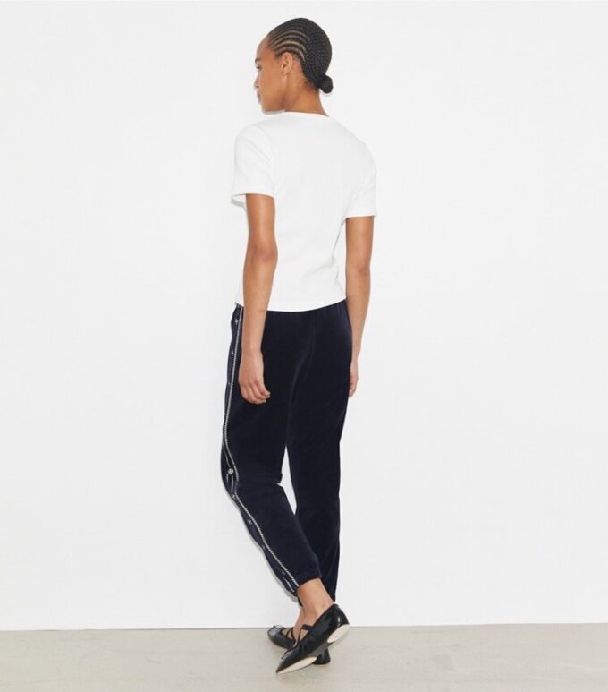 T Logo Velour Jogger