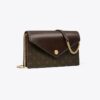 T Monogram Coated Canvas Envelope Crossbody
