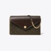 T Monogram Coated Canvas Envelope Crossbody