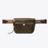 T Monogram Coated Canvas Mini Belt Bag