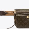 T Monogram Coated Canvas Mini Belt Bag
