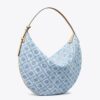 T Monogram Denim Balloon Bag