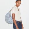 T Monogram Denim Balloon Bag
