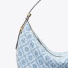 T Monogram Denim Balloon Bag